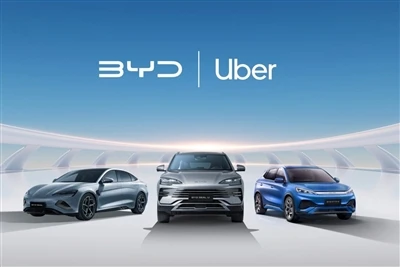 BYD và Uber hợp tác triển khai 100,000 xe điện trên toàn cầu